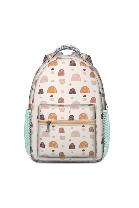 Playful Character Space Theme Backpack with Galaxy Rocket Stars Moon and Astronaut Design Lightweight Durable Daycare School Bag