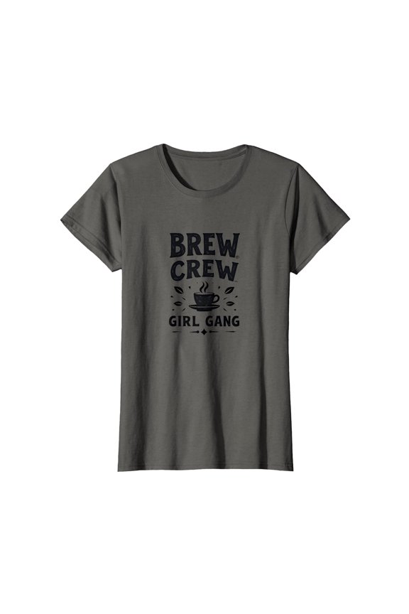 Playful Coffee Lover Design T-Shirt for Tea Enthusiasts and Brew Crew Fans