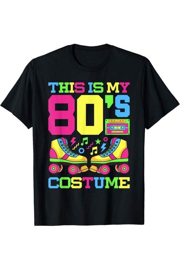Playful Comfort Tee - 80s Costume 1980s Theme Party Eighties Styles Fashion Outfit T-Shirt
