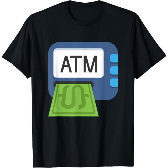 Playful Comfort Tee - ATM Sign Automated Teller Machine Costume T-Shirt