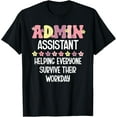 thumbnail image 1 of Playful Comfort Tee - Admin Assistant Administrative Assistant Admin Squad T-Shirt, 1 of 4