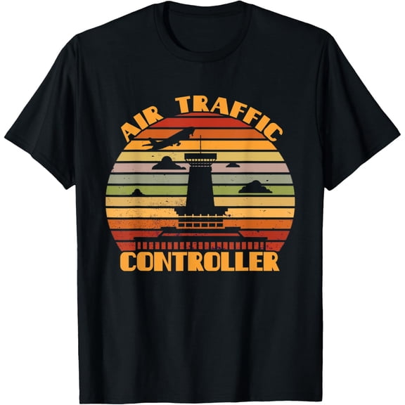 Playful Comfort Tee - Air Traffic Controller Flight Radar Retro ATC Flight Control T-Shirt