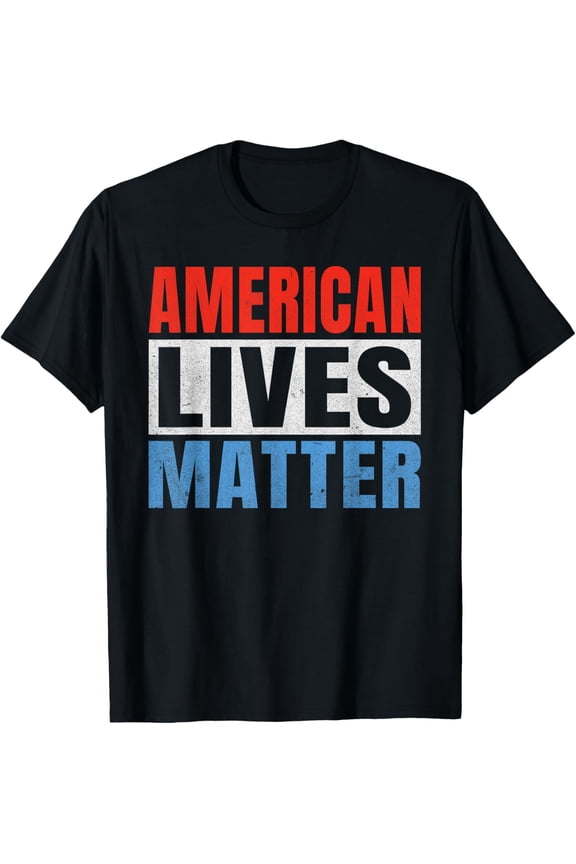 Playful Comfort Tee - American Lives Matter America T-Shirt