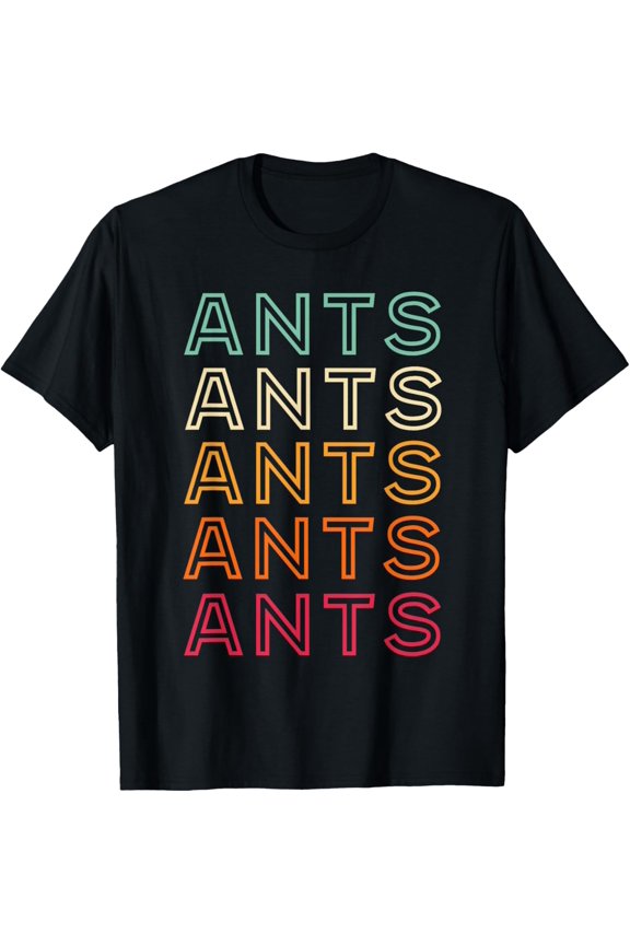 Playful Comfort Tee - Ants Retro Ant T-Shirt