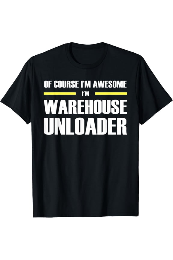 Playful Comfort Tee - Awesome Warehouse Unloader T-Shirt