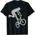 thumbnail image 1 of Playful Comfort Tee - BMX Rider Bike Bicycle Stunt Racing Boys Kids T-Shirt, 1 of 4