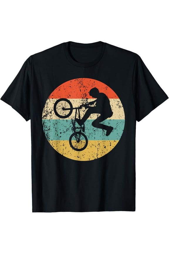 Playful Comfort Tee - BMX Shirt - Vintage Retro BMX Bike Rider T-Shirt T-Shirt