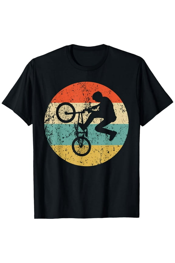 Playful Comfort Tee - BMX Shirt - Vintage Retro BMX Bike Rider T-Shirt T-Shirt