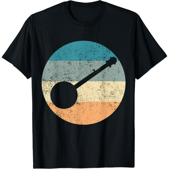Playful Comfort Tee - Banjo Bluegrass Music Retro Vintage Gift for Banjo Players T-Shirt