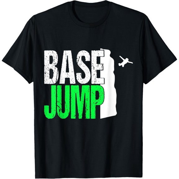 Playful Comfort Tee - Base Jumping Jump Parachute Jumper Wingsuit Extreme Sport T-Shirt