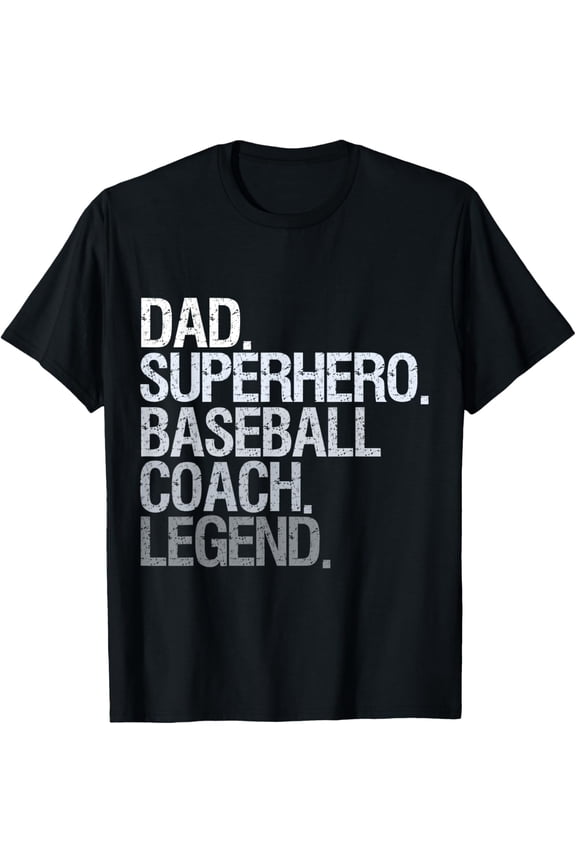 Playful Comfort Tee - Baseball coach dad T-Shirt