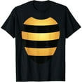 thumbnail image 1 of Playful Comfort Tee - Bee Halloween Costume Shirt Yellow Stripes on Black tee T-Shirt, 1 of 4