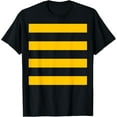 thumbnail image 1 of Playful Comfort Tee - Bee Halloween DIY Costume Shirt - Yellow Stripes on Black T-Shirt, 1 of 4