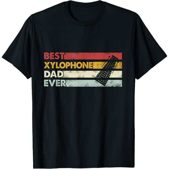 Playful Comfort Tee - Best Dad Ever - Father Vintage Xylophone T-Shirt