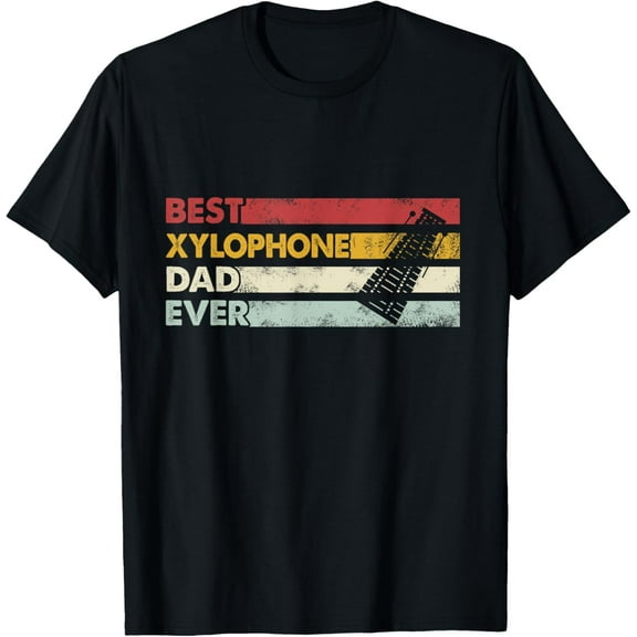 Playful Comfort Tee - Best Dad Ever - Father Vintage Xylophone T-Shirt