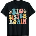 thumbnail image 1 of Playful Comfort Tee - Big Sister Tee For Girls Toddlers Big Sister Again T-Shirt, 1 of 4