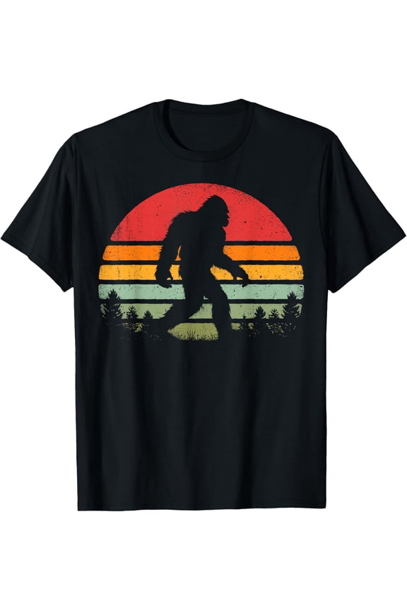 Playful Comfort Tee - Bigfoot Retro Vintage 70s 80s Sasquatch Lovers Men Women T-Shirt
