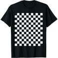 thumbnail image 1 of Playful Comfort Tee - Black White Checkerboard T-Shirt, 1 of 4