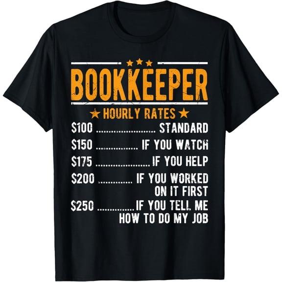 Playful Comfort Tee - Bookkeeper Hourly Rates T-Shirt