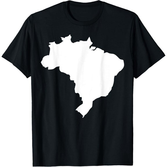 Playful Comfort Tee - Brazil map T-Shirt