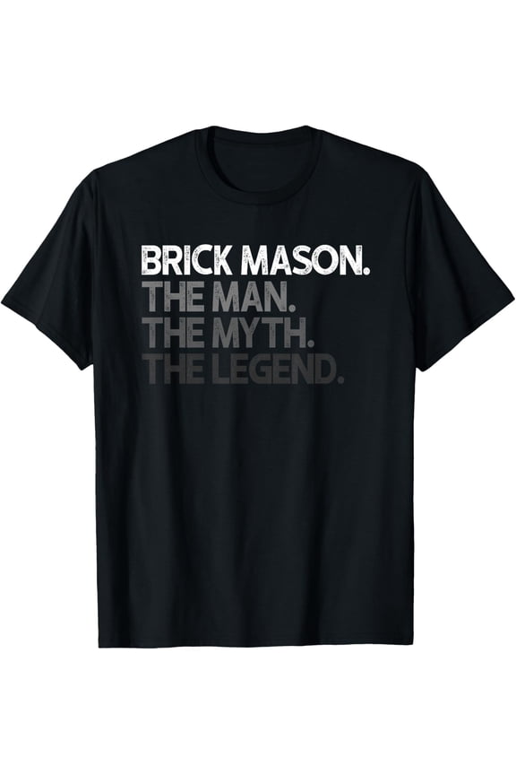 Playful Comfort Tee - Brick Mason Layer The Man Myth Legend Gift T-Shirt