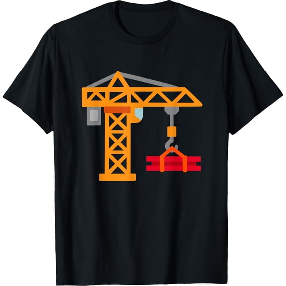 Playful Comfort Tee - Building Construction Crane Costume T-Shirt