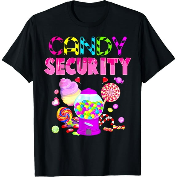 Playful Comfort Tee - Candy Land Costume Women Candy Crew Funny Candy Security T-Shirt