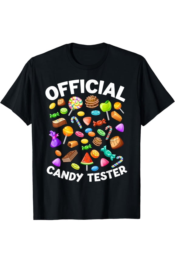 Playful Comfort Tee - Candy Tester Lollipop Sweets Halloween Kids boys girls T-Shirt