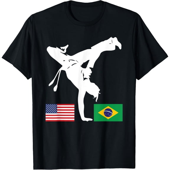 Playful Comfort Tee - Capoeira T-Shirt Gift For Brazilian Capoeira T-Shirt