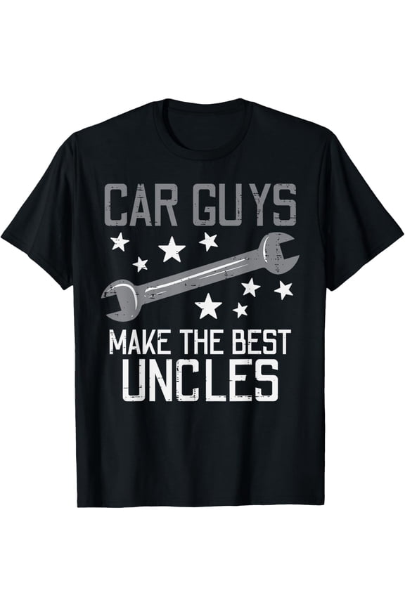 Playful Comfort Tee - Car Guys Make The Best Uncles Funny Garage Auto Mechanic Men T-Shirt