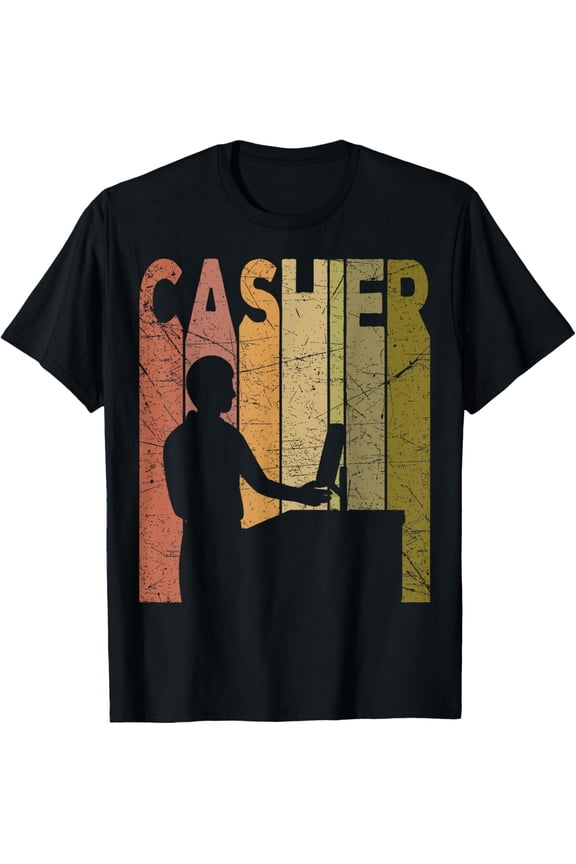 Playful Comfort Tee - Cashier Vintage Retail Worker Retro Grocery Store Cashier T-Shirt