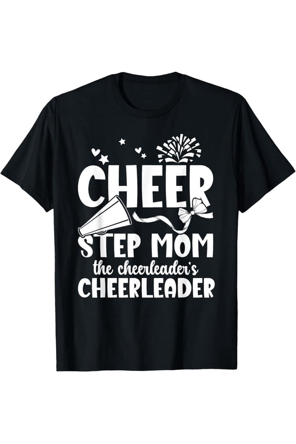 Playful Comfort Tee - Cheer Step-Mom Cheerleader Stepmom Cheerleading Stepmother T-Shirt