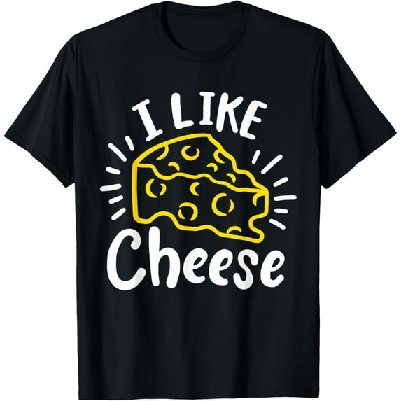 Playful Comfort Tee - Cheese I Like Cheese T-Shirt
