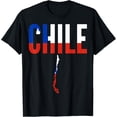 thumbnail image 1 of Playful Comfort Tee - Chilean - Chile Country Map Flag T-Shirt, 1 of 4