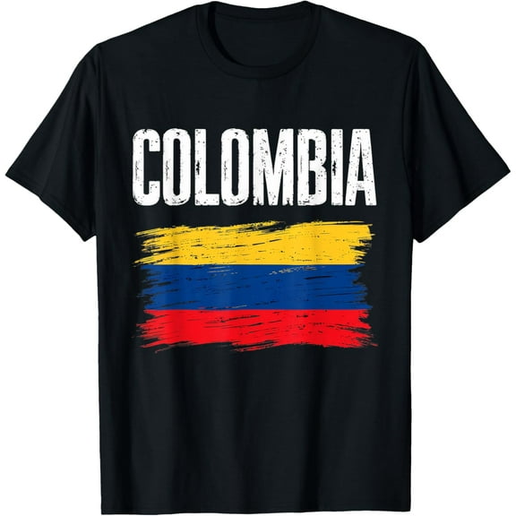 Playful Comfort Tee - Colombia Flag Jersey Colombian Soccer Team Colombian T-Shirt