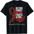 thumbnail image 1 of Playful Comfort Tee - Congestive Heart Failure Awareness Month Red Ribbon T-Shirt, 1 of 4