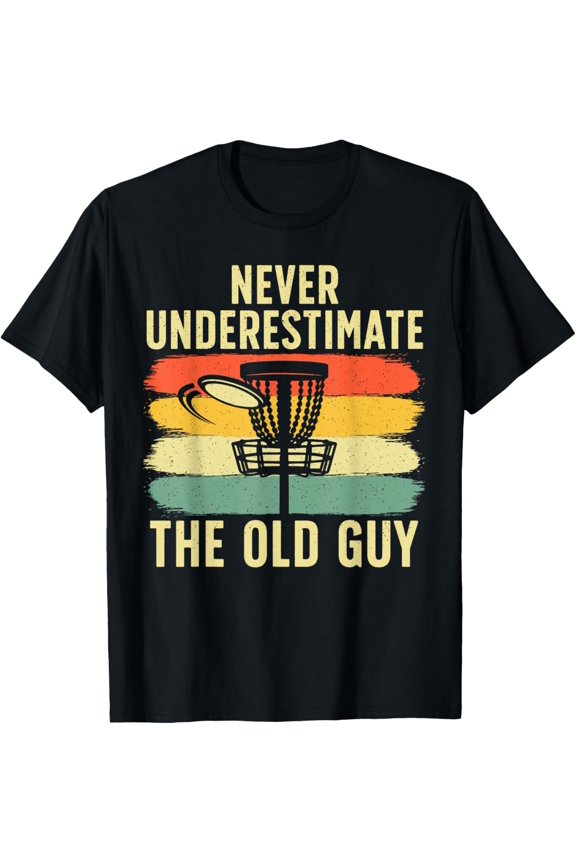 Playful Comfort Tee - Cool Disc Golf For Men Dad Grandpa Disc Golf Players Lovers T-Shirt