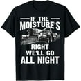 thumbnail image 1 of Playful Comfort Tee - Cool If The Moisture's Right Farmer Gift Funny Farm Men T-Shirt, 1 of 4