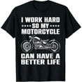 thumbnail image 1 of Playful Comfort Tee - Cool Motorcycle Design For Men Women Motorcycle Lover Rider T-Shirt, 1 of 4