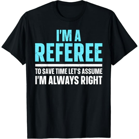 Playful Comfort Tee - Cool Referee Design For Men Women Reffing Sports Ref Referee T-Shirt
