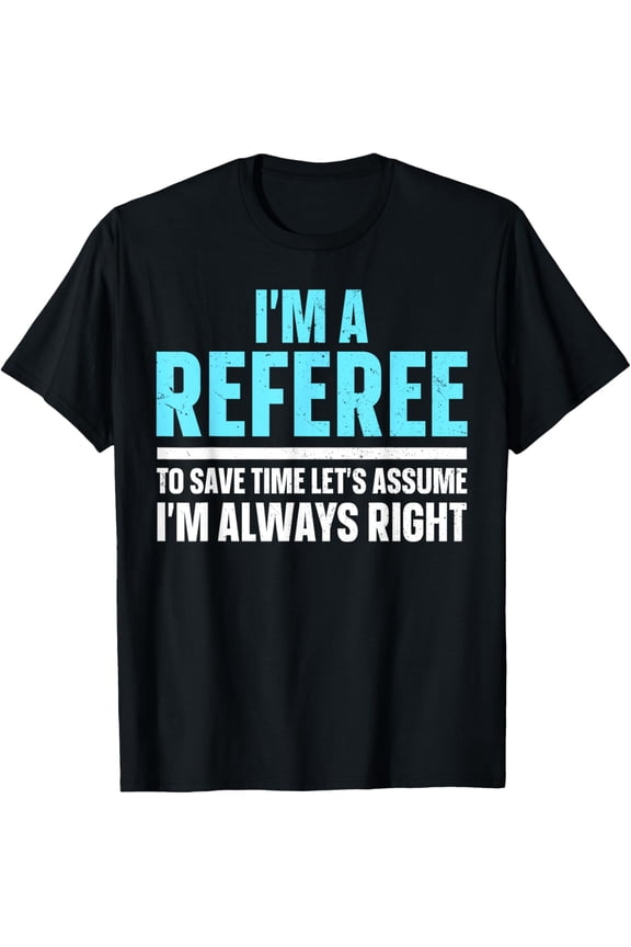 Playful Comfort Tee - Cool Referee Design For Men Women Reffing Sports Ref Referee T-Shirt