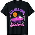thumbnail image 1 of Playful Comfort Tee - Cute Cruising Sisters Women Girls Cruise Lovers Sailing Trip T-Shirt, 1 of 4