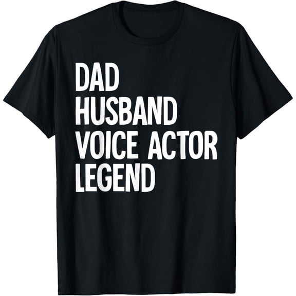 Playful Comfort Tee - Dad Husband Voice Actor T-Shirt