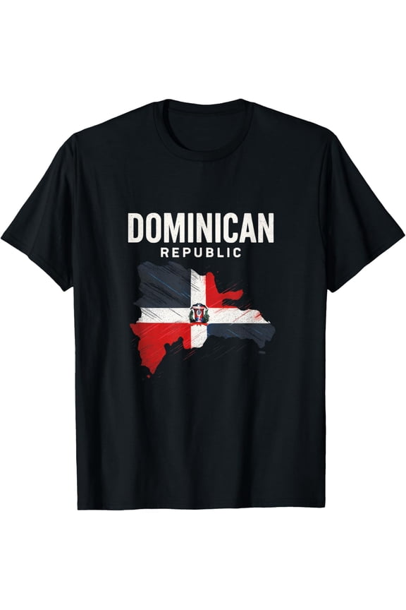 Playful Comfort Tee - Dominican Republic Flag Republica Dominicana T-Shirt