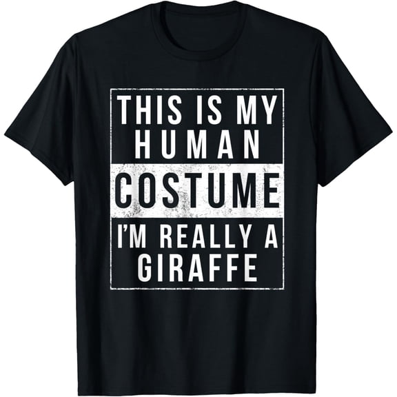 Playful Comfort Tee - Easy Giraffe Halloween Costumes T-Shirt