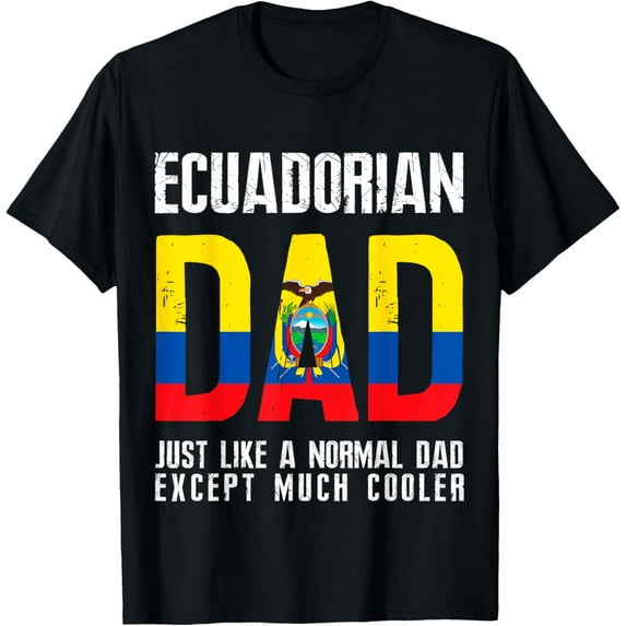 Playful Comfort Tee - Ecuadorian Dad Like Normal Except Cooler Ecuador Flag T-Shirt