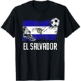 thumbnail image 1 of Playful Comfort Tee - El Salvador Flag Jersey Salvadorean Soccer Team Salvadorean T-Shirt, 1 of 4