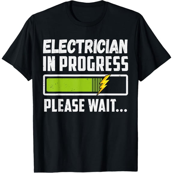 Playful Comfort Tee - Electrician In Progress Journeyman Future Electricians T-Shirt
