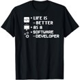 thumbnail image 1 of Playful Comfort Tee - Engineer Developer Manager Process T-Shirt, 1 of 4