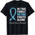thumbnail image 1 of Playful Comfort Tee - Family Prostate Cancer Awareness Light Blue Ribbon Survivor T-Shirt, 1 of 4
